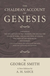 Cover of The Chaldean Account of Genesis