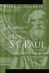 Cover of A Harmony of the Life of St. Paul
