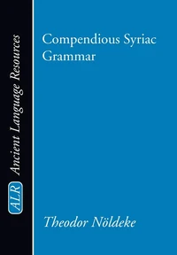 Cover of Compendious Syriac Grammar