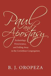 Cover of Paul and Apostasy