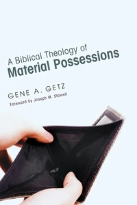 Cover of A Biblical Theology of Material Possessions