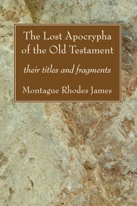 Cover of The Lost Apocrypha of the Old Testament