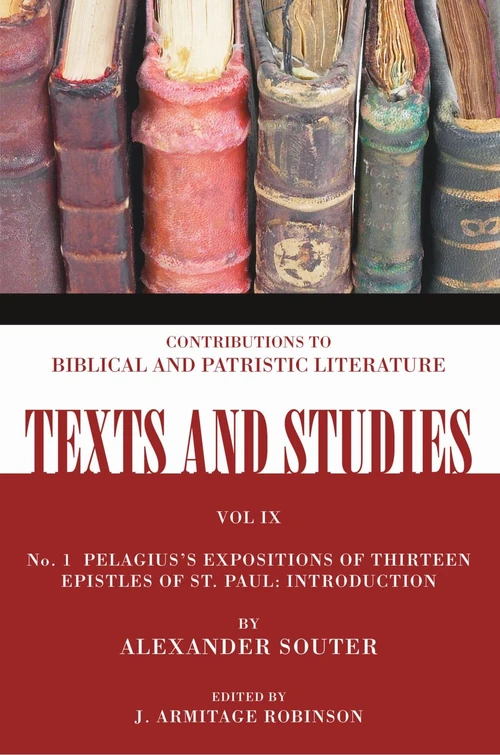 Cover of Pelagius's Expositions of Thirteen Epistles of St. Paul