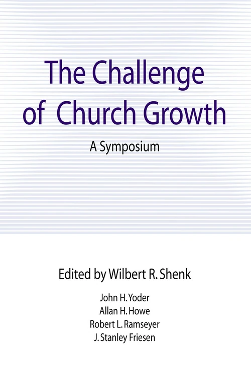 Cover of The Challenge of Church Growth