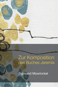 Cover of Zur Komposition des Buches Jeremia