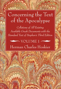 Cover of Concerning the Text of the Apocalypse, 2 Volumes