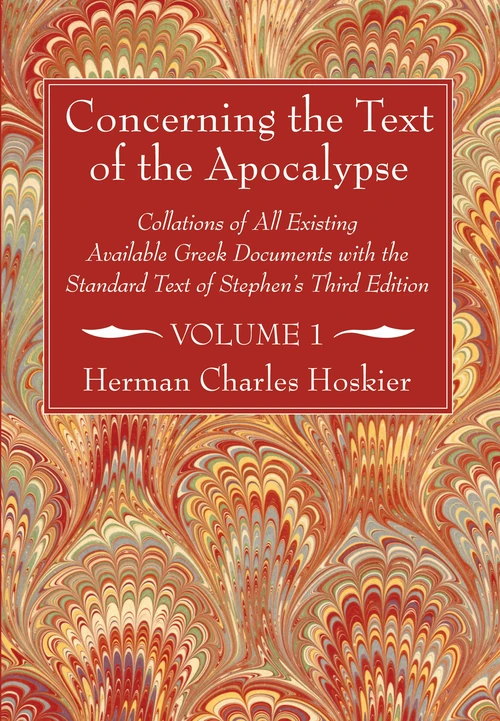 Cover of Concerning the Text of the Apocalypse, 2 Volumes
