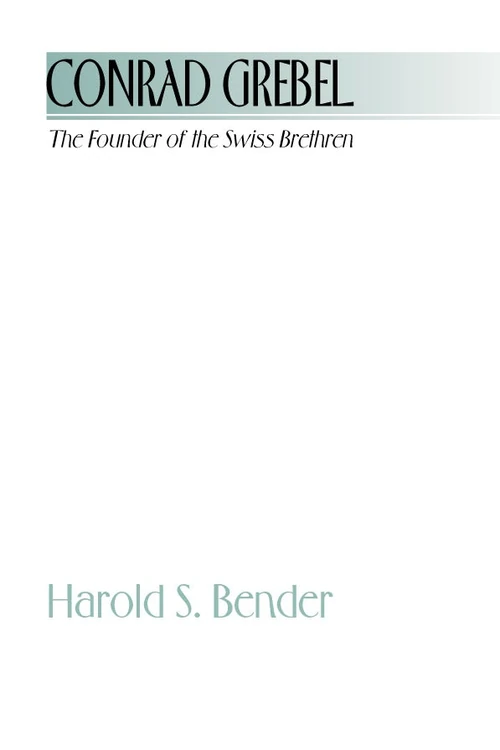 Cover of Conrad Grebel