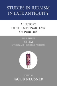 Cover of A History of the Mishnaic Law of Purities, Part 3