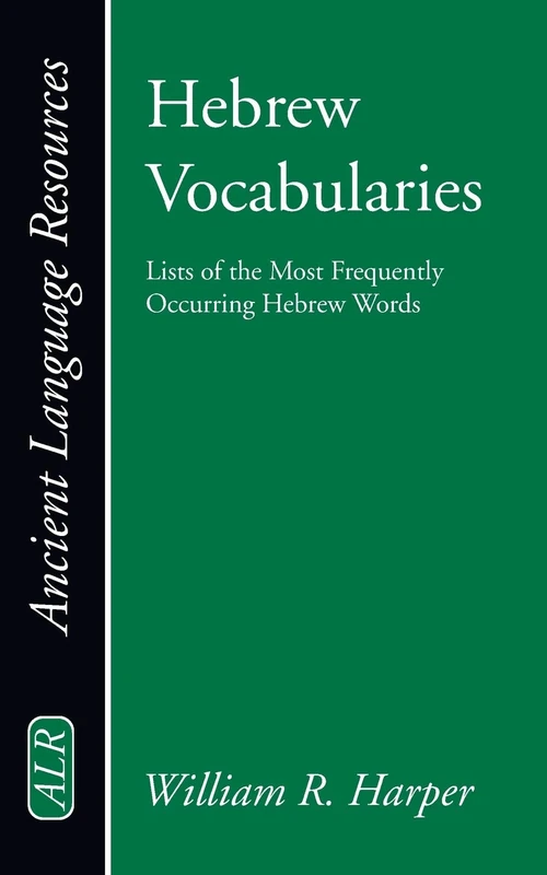 Cover of Hebrew Vocabularies