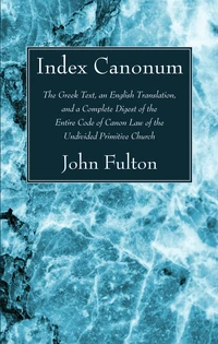 Cover of Index Canonum