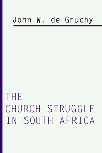 Cover of The Church Struggle in South Africa