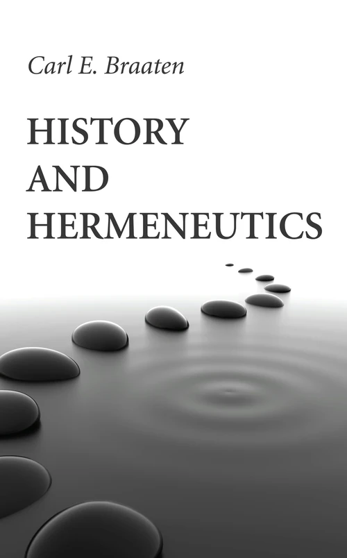 Cover of History and Hermeneutics