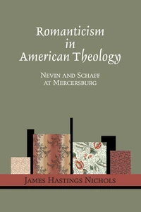Cover of Romanticism in American Theology