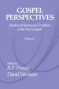 Cover of Gospel Perspectives, Volume 1