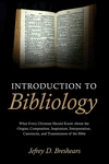 Cover of Introduction To Bibliology