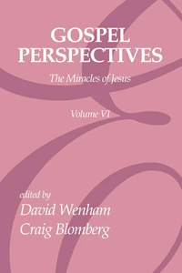 Cover of Gospel Perspectives, Volume 6