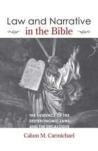 Cover of Law and Narrative in the Bible