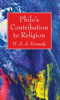 Cover of Philo’s Contribution to Religion