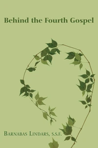 Cover of Behind the Fourth Gospel