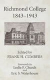 Cover of Richmond College 1843–1943