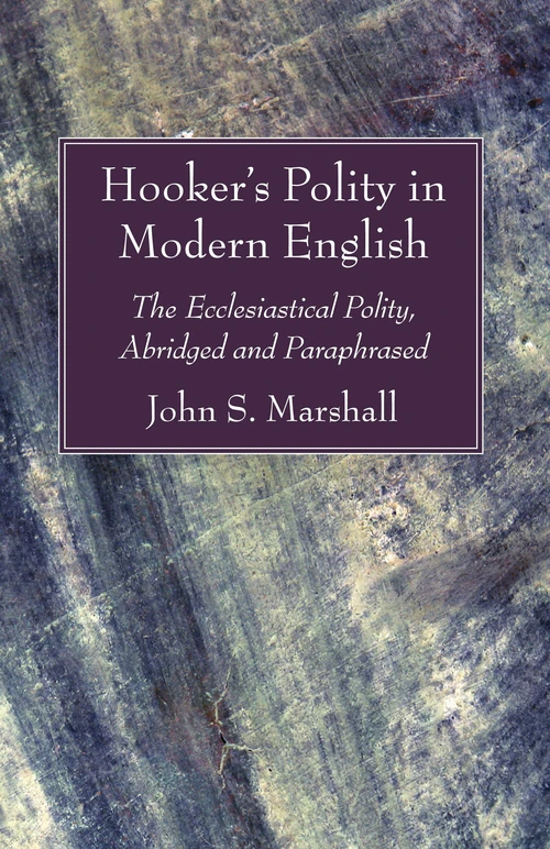 Cover of Hooker's Polity in Modern English