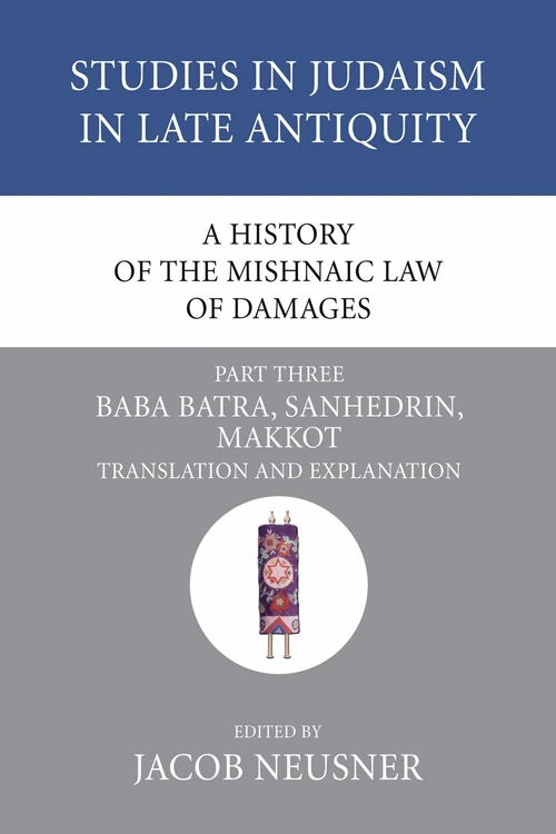Cover of A History of the Mishnaic Law of Damages, Part 3