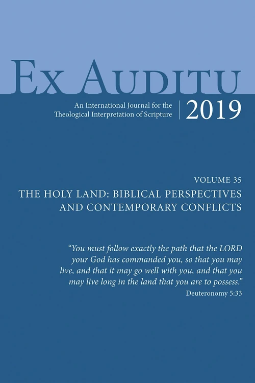 Cover of Ex Auditu - Volume 35