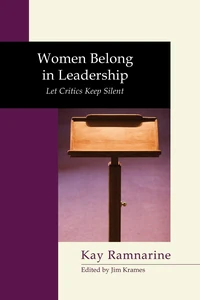 Cover of Women Belong in Leadership