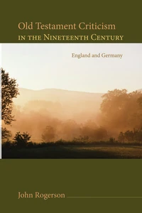 Cover of Old Testament Criticism in the Nineteenth Century