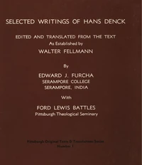 Cover of Selected Writings of Hans Denck