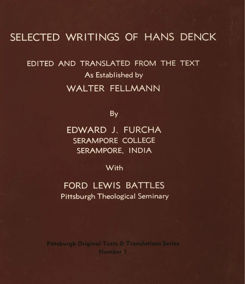 Cover of Selected Writings of Hans Denck
