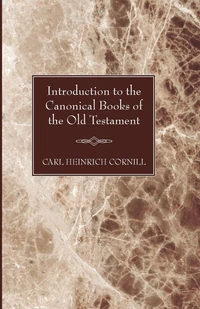Cover of Introduction to the Canonical Books of the Old Testament