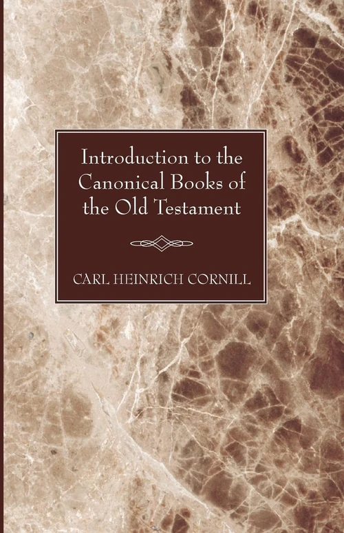 Cover of Introduction to the Canonical Books of the Old Testament