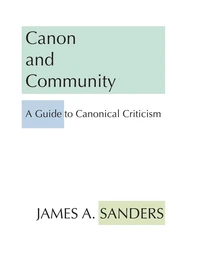Cover of Canon and Community