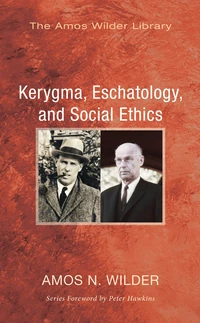 Cover of Kerygma, Eschatology, and Social Ethics (Stapled Booklet)
