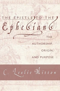 Cover of The Epistle to the Ephesians