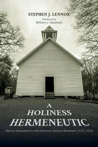 Cover of A Holiness Hermeneutic