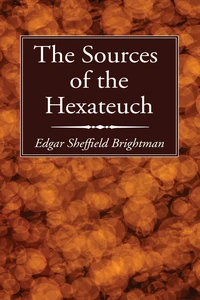 Cover of The Sources of the Hexateuch