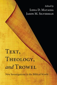 Cover of Text, Theology, and Trowel