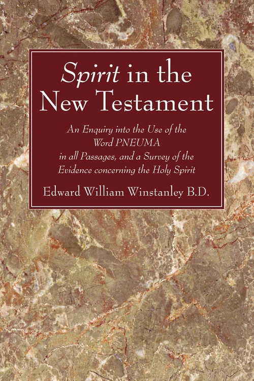 Cover of Spirit in the New Testament