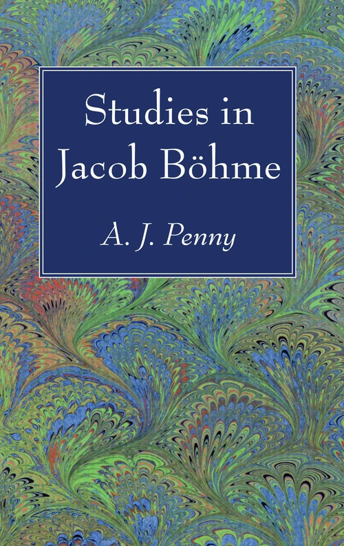Cover of Studies in Jacob Böhme