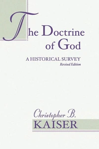 Cover of The Doctrine of God