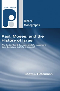 Cover of Paul, Moses, and the History of Israel