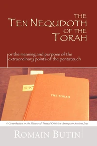 Cover of The Ten Nequdoth of the Torah
