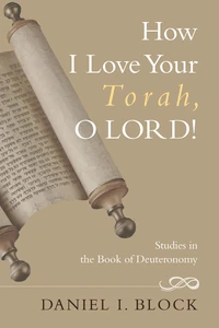 Cover of How I Love Your Torah, O LORD!