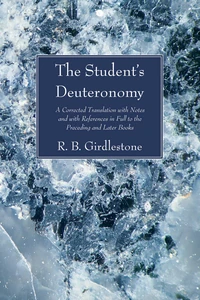 Cover of The Student’s Deuteronomy