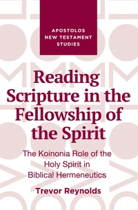 Cover of Reading Scripture in the Fellowship of the Spirit