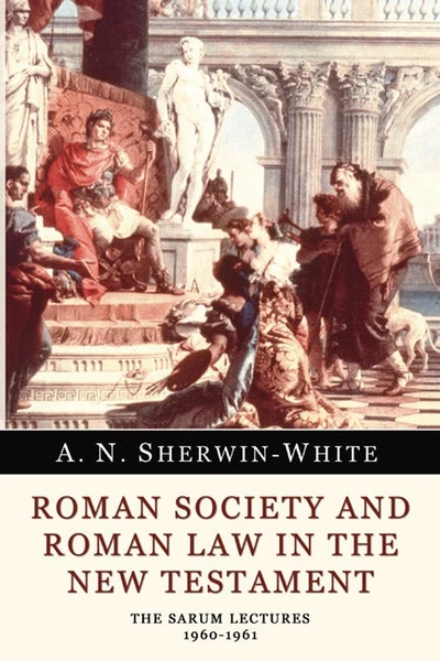 Cover of Roman Society and Roman Law in the New Testament