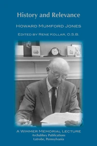 Cover of History and Relevance